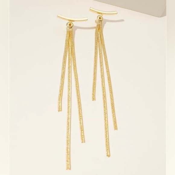 Gold Filled Cascade Drop Ear Jackets - Picture 2 of 3